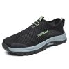 Mesh Men Casual Shoes Summer Outdoor Water Sneakers Men Trainers Non-slip Climbing Hiking Shoes Breathable Men's Treking Shoe - Black - 44