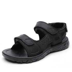 Men Summer Sandal Man Beach Sandal 2022 New Summer Casual Shoes Outdoor Hiking Shoes Mountain Trekking Sandals Big Size 39-47 - Black - 45