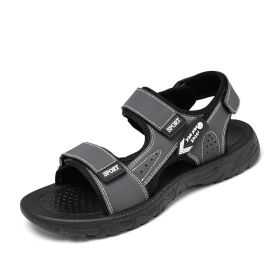 Men Beach Sandals Man Hiking Sandals Outdoor Casual Shoes High Quality 2022 Summer Aqua Shoes Comfortable Male Non-slip Sandals - Grey - 41