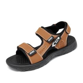 Men Beach Sandals Man Hiking Sandals Outdoor Casual Shoes High Quality 2022 Summer Aqua Shoes Comfortable Male Non-slip Sandals - Brown - 39