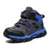 Winter Children Shoes Hiking Shoes Non-slip Sports Shoes Warm Outdoor Boys Boots Teenagers Mountain Climbing Trekking Sneakers - Blue Hiking Shoes - 8