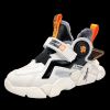 FLARUT Children Sports Shoes Winter Cotton Shoes Boys Non-slip Warmth Casual Sneakers Kids's Tenis Fashion Running Hiking Shoes - Off-white - 3