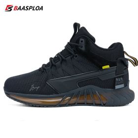 Baasploa New Men Winter Hiking Sneaker Waterproof Keep Warm Casual Shoes Comfortable Cotton Casual Shoes for Male 2022 - 124702-HU - 42