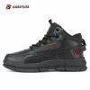 Baasploa Winter Men Cotton Shoes Leather Comfortable Hiking Shoes Waterproof Warm Outdoor Sneakers Non-Slip Wear-Resistant - A05-114707-HH - 42