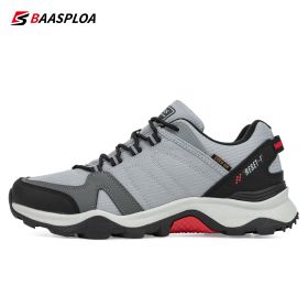 Outdoor Hiking Shoes for Man Waterproof Travel Shoes Fashion Leather Comfortable Climbing Sport Sneaker Baasploa 2022 - 113203-QH - 43