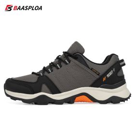 Outdoor Hiking Shoes for Man Waterproof Travel Shoes Fashion Leather Comfortable Climbing Sport Sneaker Baasploa 2022 - 113203-ZH - 43