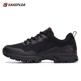 Man's Anti-Skid and Wear-Resistant Mountain Hiking Shoes Waterproof Outdoor Sneaker Comfortable Male Shoes Baasploa New - 123202-HE - 44