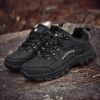 Outdoor Men Treking Shoes Breathable Climbing Hiking Sneakers Men Trainers Comfortable Walking Casual Shoes Men Camping Shoes - Khaki - 44