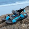 Women Beach Sandals 2022 Summer Man Hiking Sandals Outdoor Non-slip Casual Sandals Unisex Comfortable Summer Sneaker Shoes - Grey blue - 38