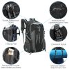 36L Outdoor Backpack Waterproof Daypack Travel Knapsack - Black