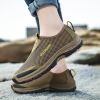 Mesh Men Casual Shoes Summer Outdoor Water Sneakers Men Trainers Non-slip Climbing Hiking Shoes Breathable Men's Treking Shoe - Gray - 42