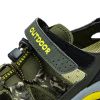 Men Sandals Summer Beach Sandals Outdoor Breathable Hiking Shoes High Quality Summer Shoes Plus Size 48 Man Non-slip Sandals - Black - 43