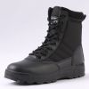 Men Boots Tactical Military Boots Special Force Desert Combat Army Boots Outdoor Hiking Boots Ankle Shoes Men Work Safty Shoes - Sand - 39