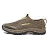 Mesh Men Casual Shoes Summer Outdoor Water Sneakers Men Trainers Non-slip Climbing Hiking Shoes Breathable Men's Treking Shoe - Gray - 42