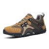 Spring Summer Men Outdoor Hiking Shoes Big Size Mens Mountain Climbing Trekking Sneakers Black Grey Mens Sport Shoes Hombre Male - black - 45
