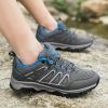Spring Summer Women Men Outdoor Hiking Shoes Trekking Sneakers Tourism Trail Running Shoes Mountain Buty Trekingowe Damskie - Black - 35