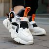 FLARUT Children Sports Shoes Winter Cotton Shoes Boys Non-slip Warmth Casual Sneakers Kids's Tenis Fashion Running Hiking Shoes - Off-white - 3