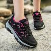 Spring Summer Women Men Outdoor Hiking Shoes Trekking Sneakers Tourism Trail Running Shoes Mountain Buty Trekingowe Damskie - Black - 35