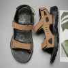 Men Summer Sandal Man Beach Sandal 2022 New Summer Casual Shoes Outdoor Hiking Shoes Mountain Trekking Sandals Big Size 39-47 - Khaki - 39
